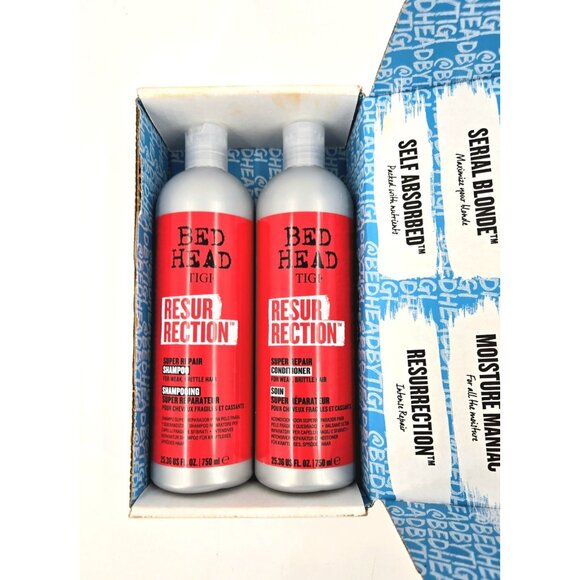 Bed Head by TIGI Resurrection Hair Repair Shampoo and Conditioner Set 25.36 oz - Picture 8 of 14